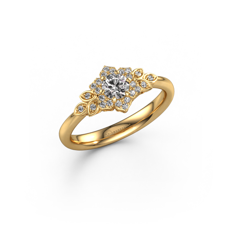 Image of Engagement ring Tatjana 585 gold Diamond 0.42 crt