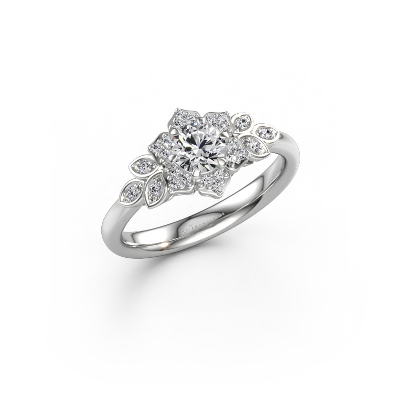 Immagine di Anello di fidanzamento Tatjana 585 oro bianco Diamante lab grown 0.535 crt