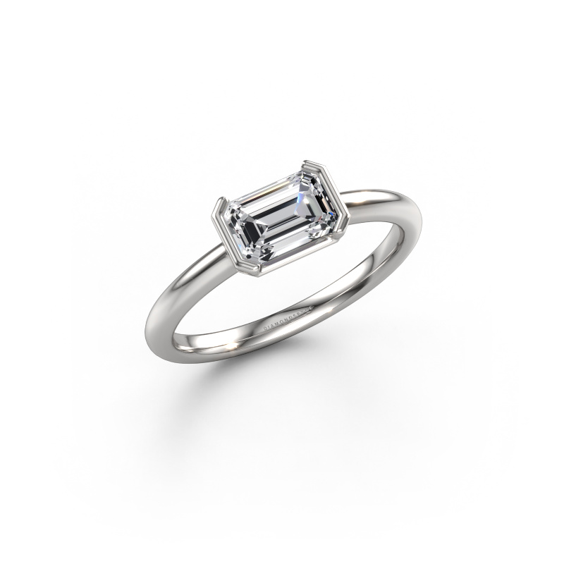Image of Engagement ring Tayler EME 950 platinum Lab grown diamond 0.90 crt