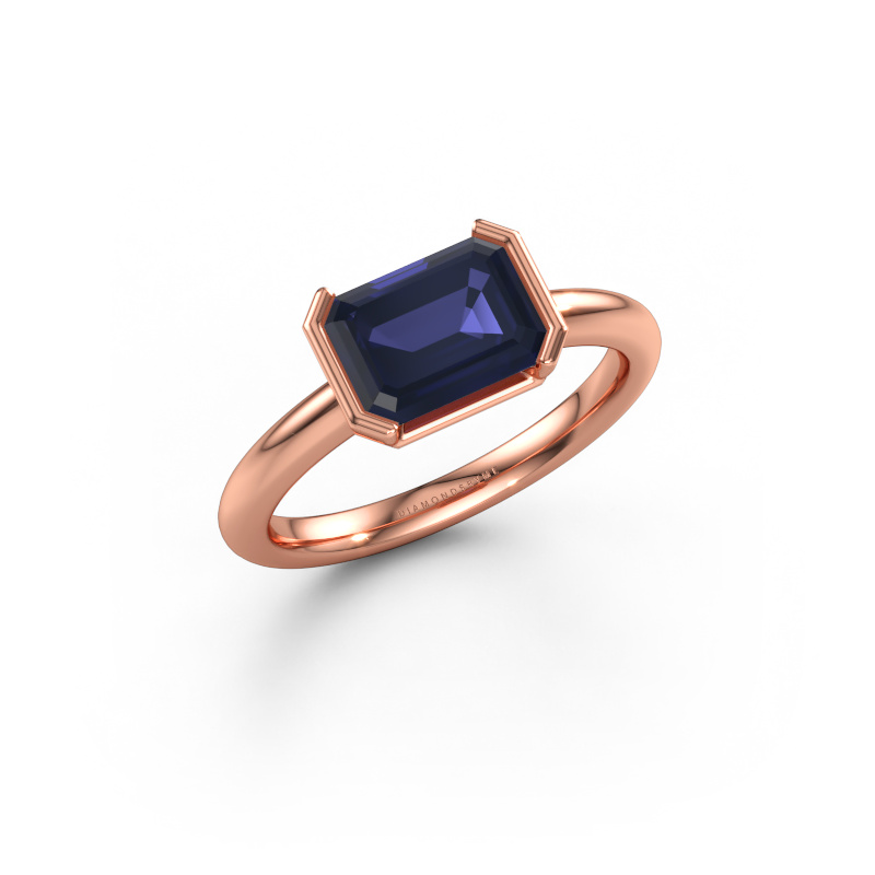 Bild av Förlovningsring Tayler EME 585 roséguld Safir 8x6 mm