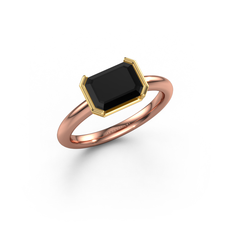 Bild von Verlobungsring Tayler EME 585 Roségold Schwarz Diamant 2.10 crt