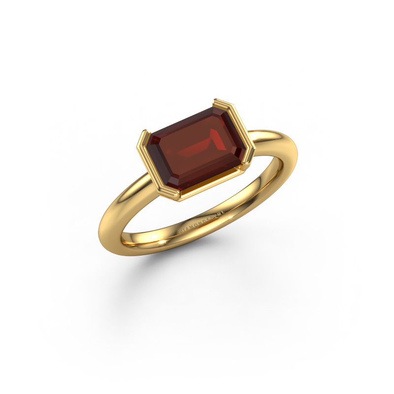Image of Engagement ring Tayler EME 585 gold Garnet 8x6 mm