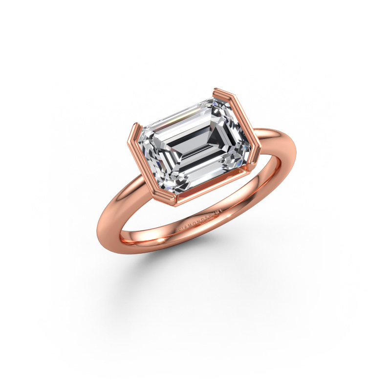 Immagine di Anello di fidanzamento Tayler EME 585 oro rosa Diamante lab grown 2.50 crt