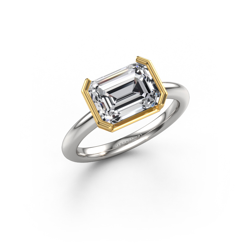 Image of Engagement ring Tayler EME 585 white gold Lab grown diamond 2.50 crt