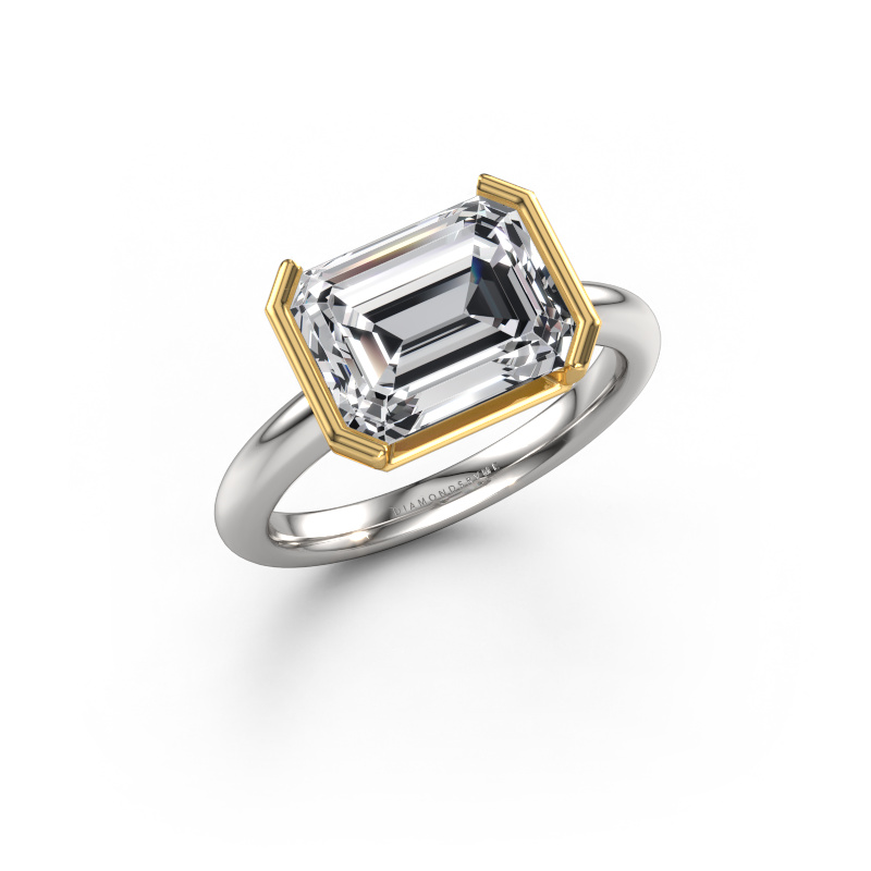 Image of Engagement ring Tayler EME 585 white gold Lab grown diamond 3.50 crt