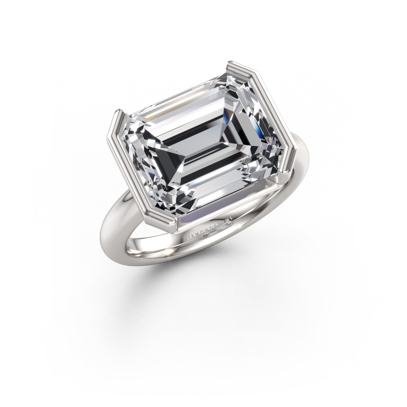 Immagine di Anello di fidanzamento Tayler EME 585 oro bianco Diamante lab grown 6.00 crt