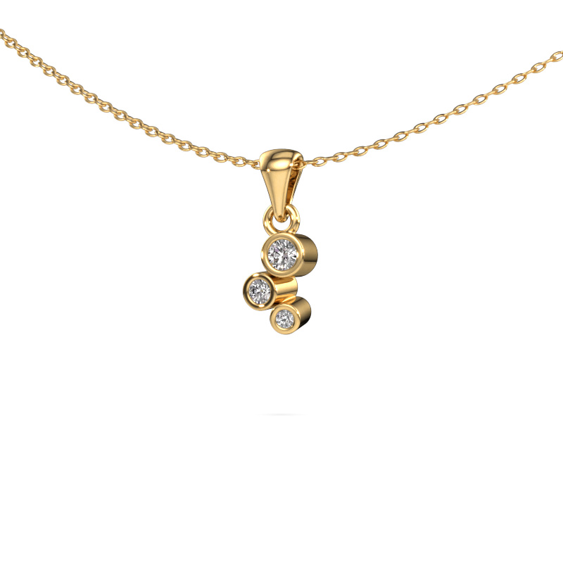 Bild von Anhänger Tessa 585 Gold Diamant 0.105 crt