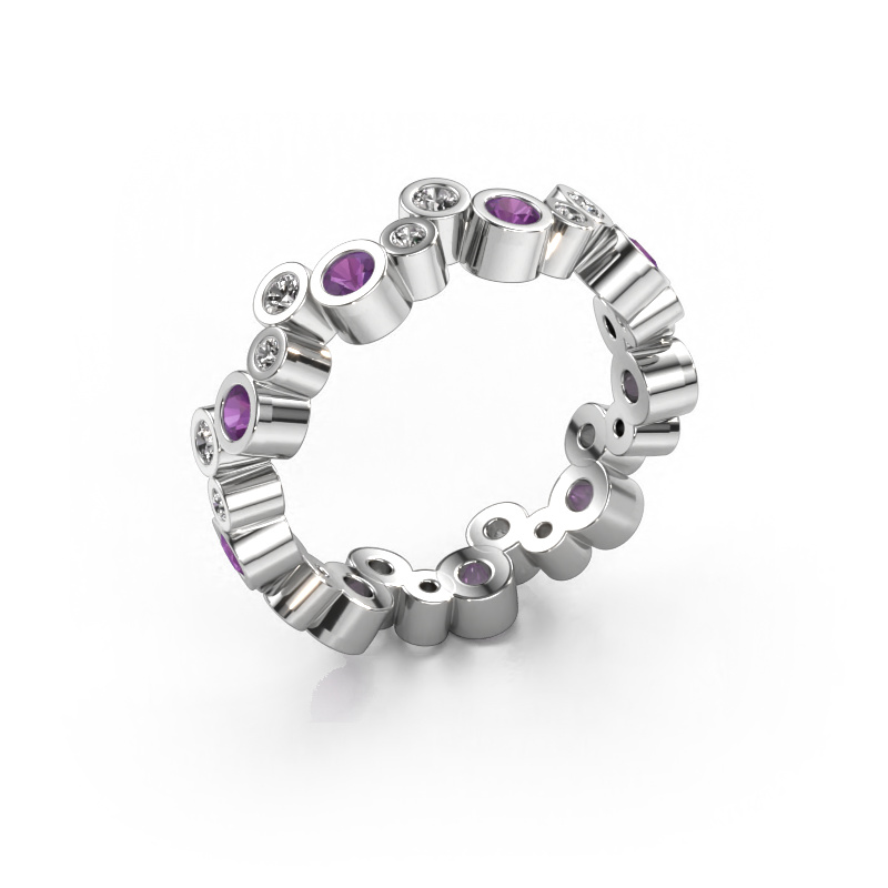 Bild von Ring Tessa 585 Weißgold Amethyst 2.5 mm