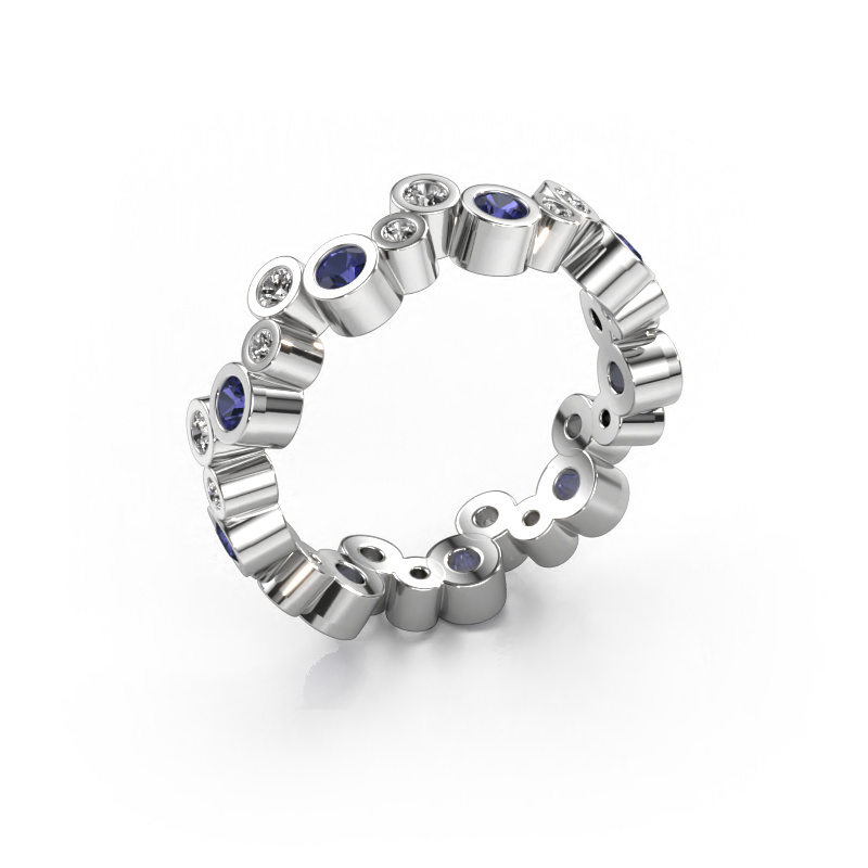 Image of Ring Tessa 585 white gold Sapphire 2.5 mm