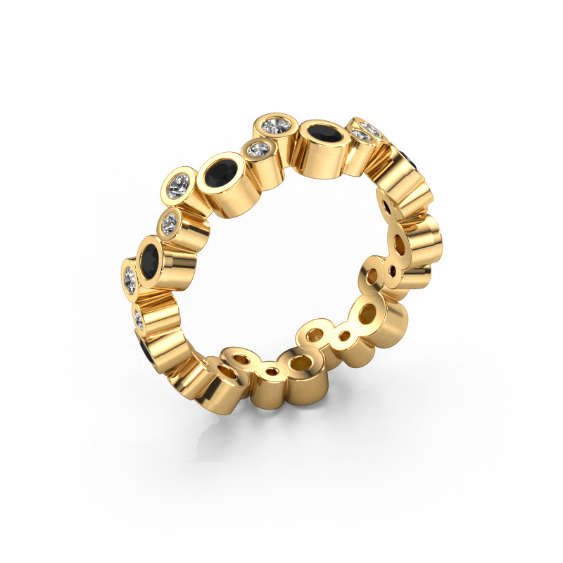 Image of Ring Tessa 585 gold Black diamond 1.053 crt