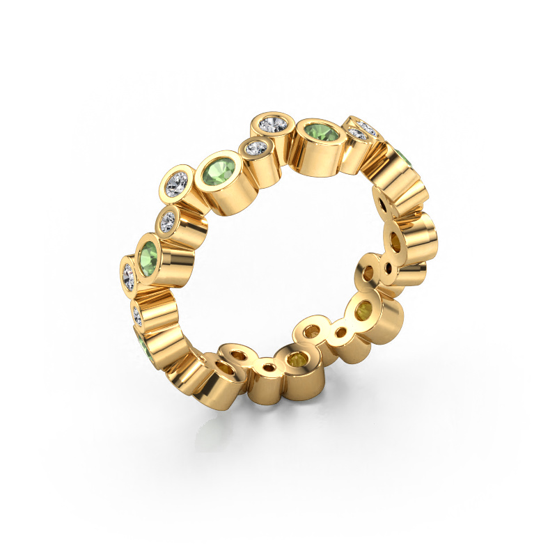 Bild von Ring Tessa 585 Gold Turmalin grün 2.5 mm