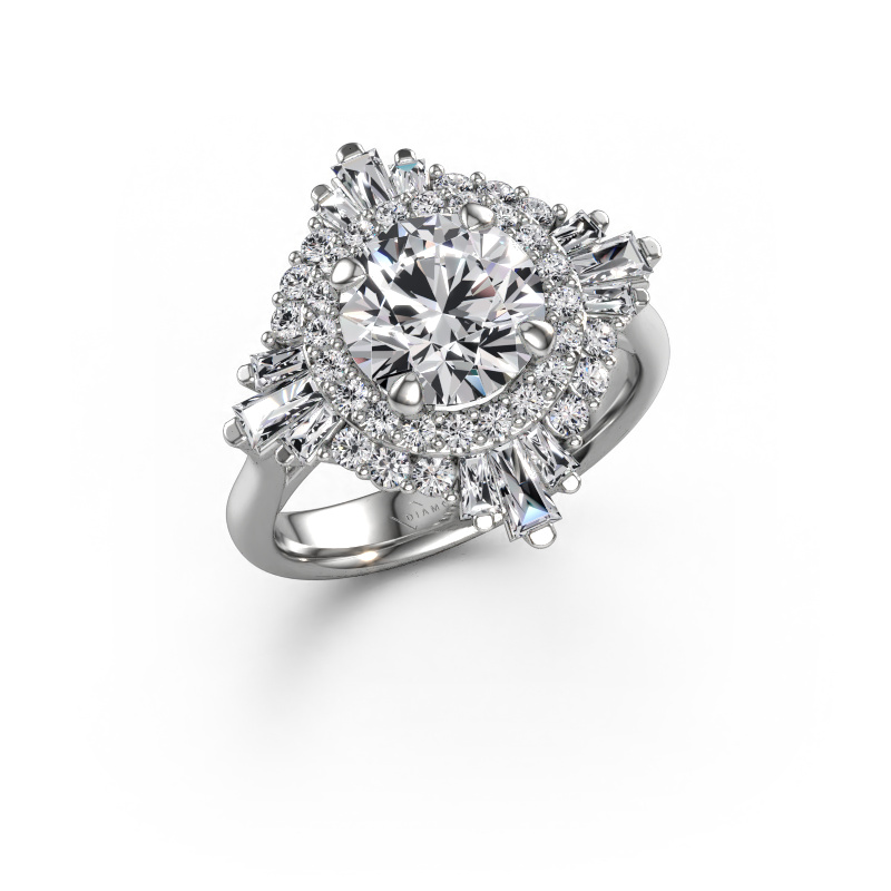 Bild von Verlobungsring Thalia 950 Platin Diamant 3.016 crt