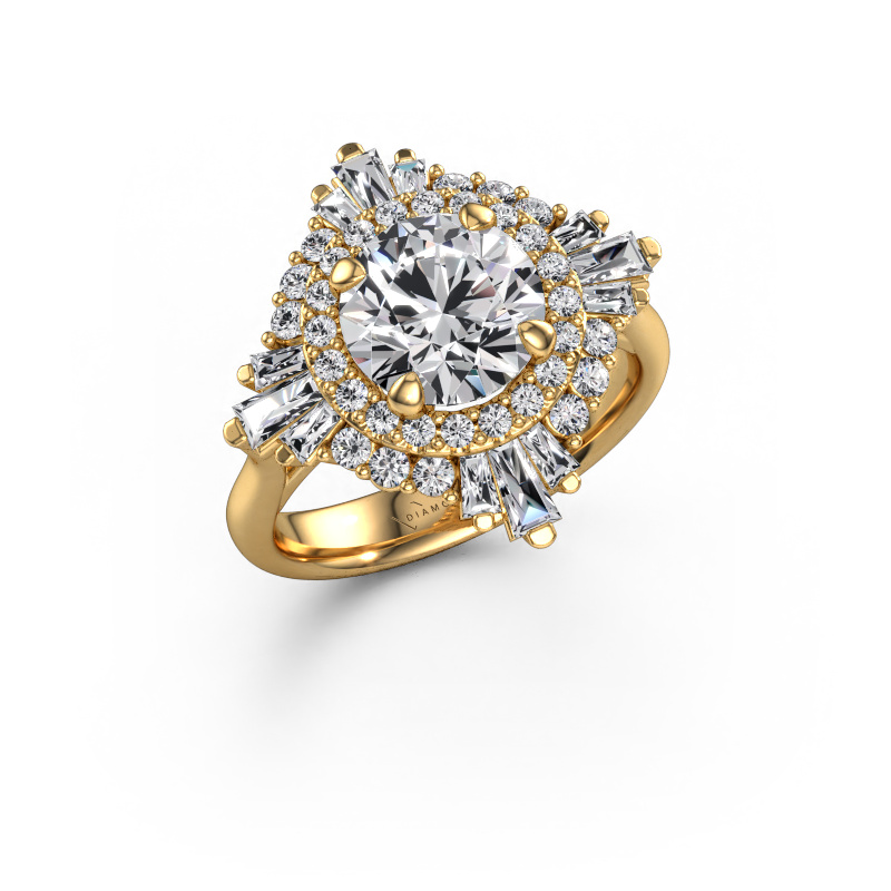 Image of Engagement ring Thalia 585 gold Diamond 3.016 crt