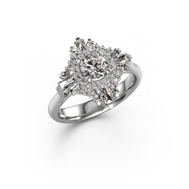 Image of Engagement ring Thalia 950 platinum Diamond 1.343 crt