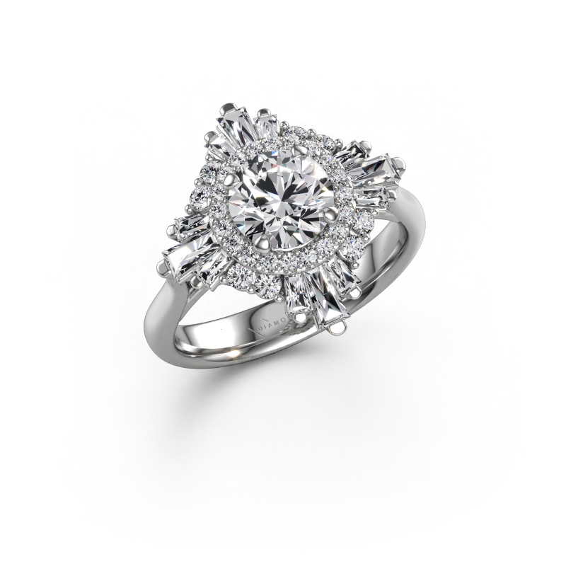 Bild von Verlobungsring Thalia 950 Platin Diamant 1.918 crt