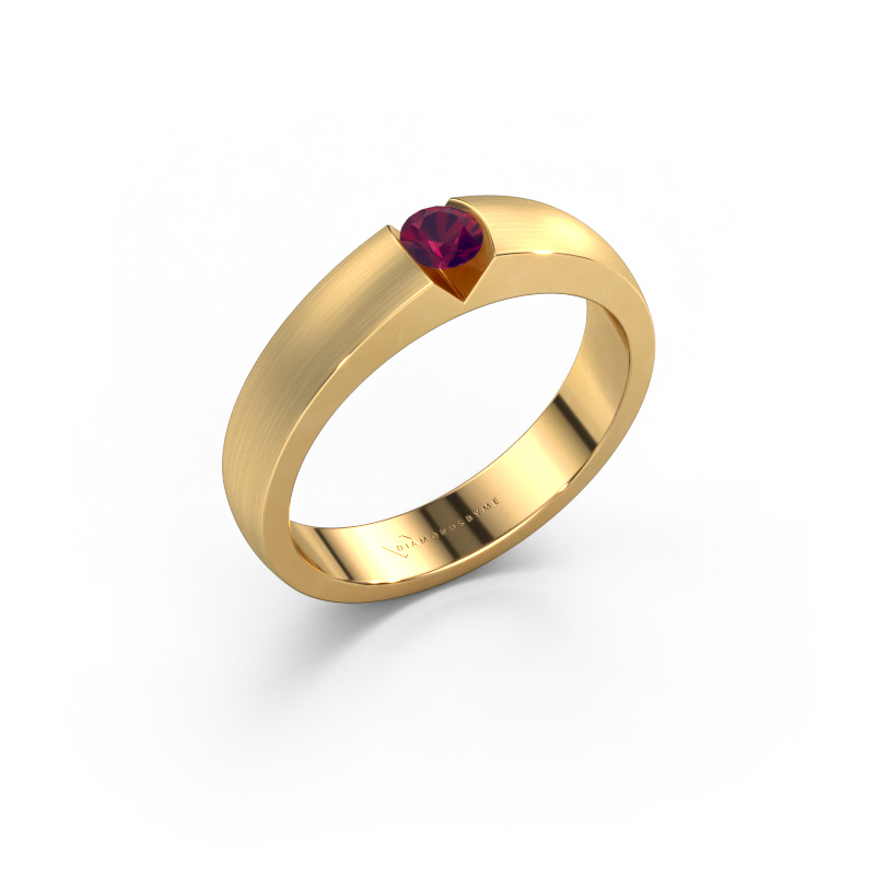 Bild von Verlobungsring Theresia 585 Gold Rhodolit 3.4 mm