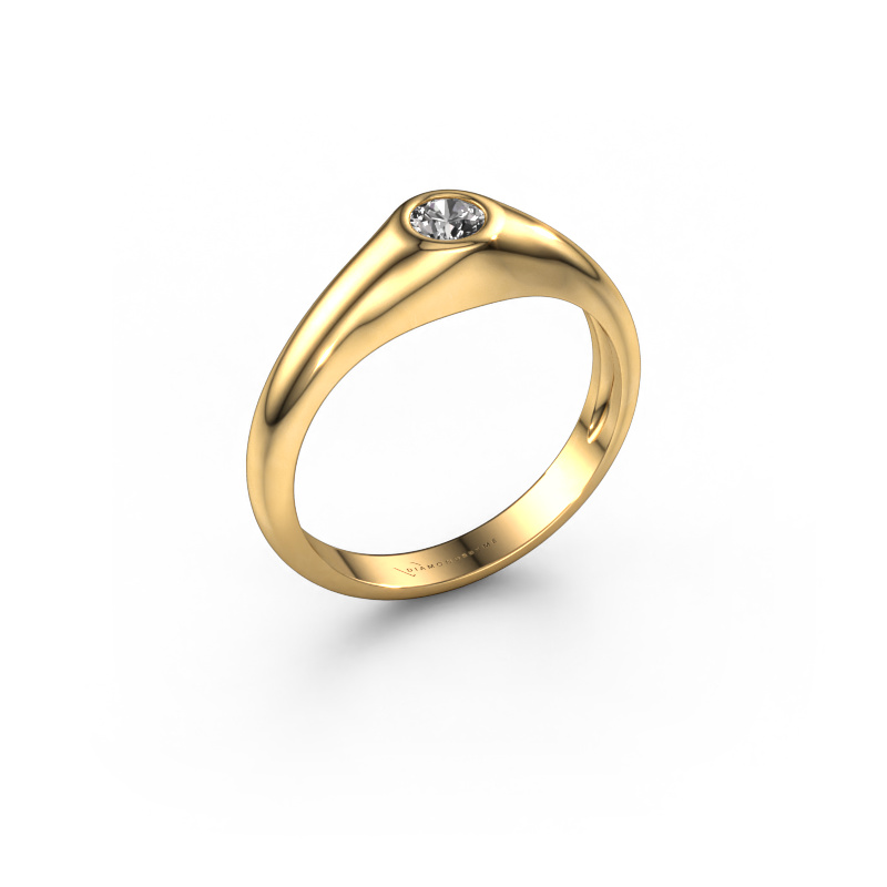 Image of Pinky ring Thorben 585 gold Diamond 0.25 crt