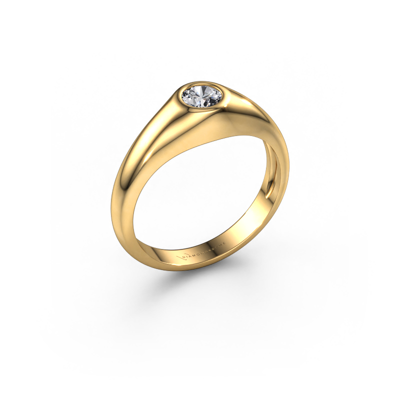 Image of Pinky ring Thorben 585 gold Diamond 0.40 crt