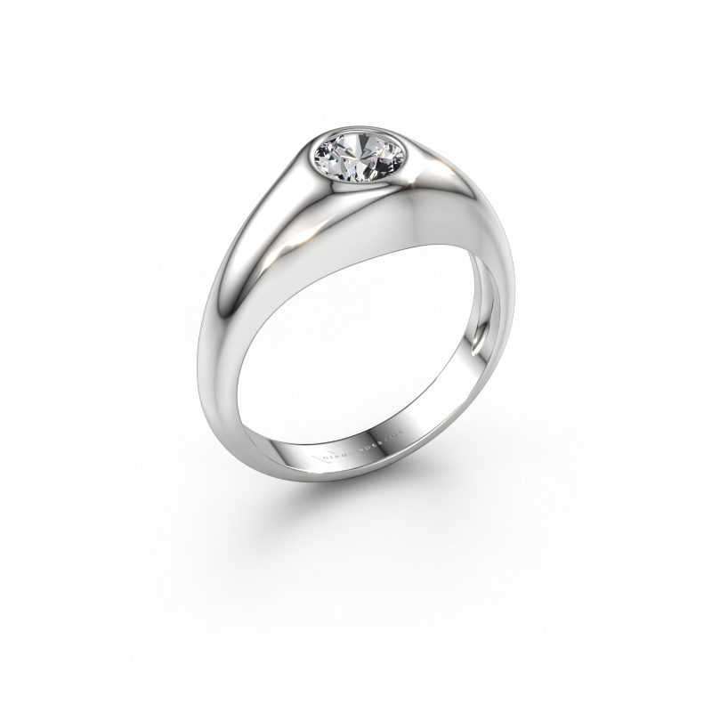 Bild av Lillfingerring Thorben 950 platina Diamant 0.70 crt