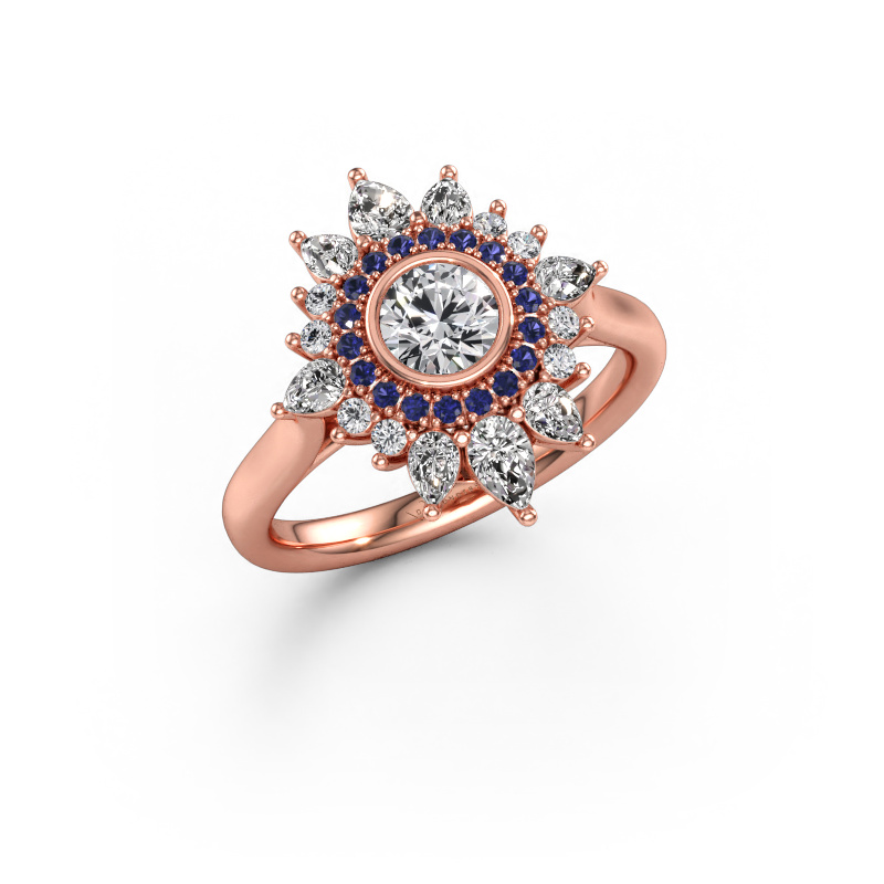 Immagine di Anello di fidanzamento Tianna 585 oro rosa Diamante lab grown 1.636 crt