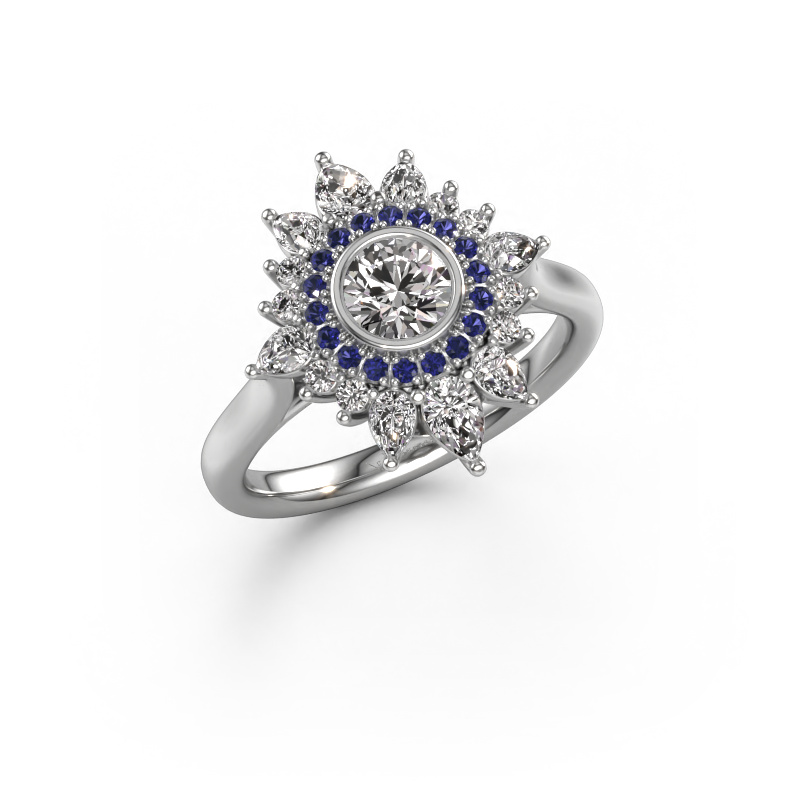 Bild von Verlobungsring Tianna 950 Platin Diamant 1.636 crt