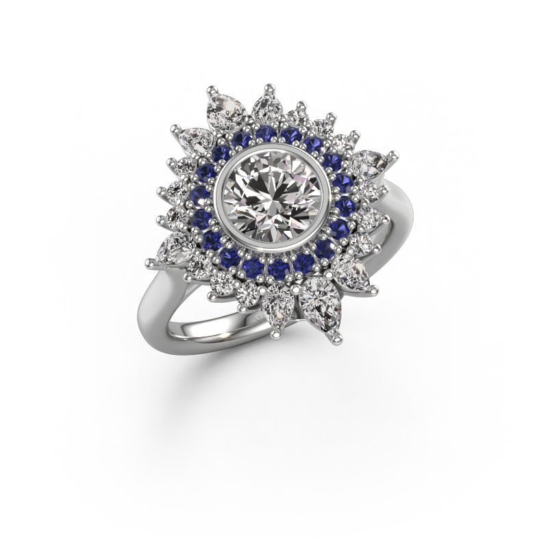 Image of Engagement ring Tianna 950 platinum Diamond 2.32 crt
