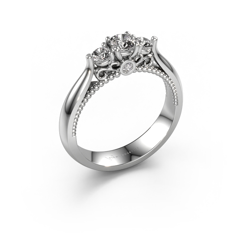 Bild von Verlobungsring Tiffani 950 Platin Diamant 0.49 crt