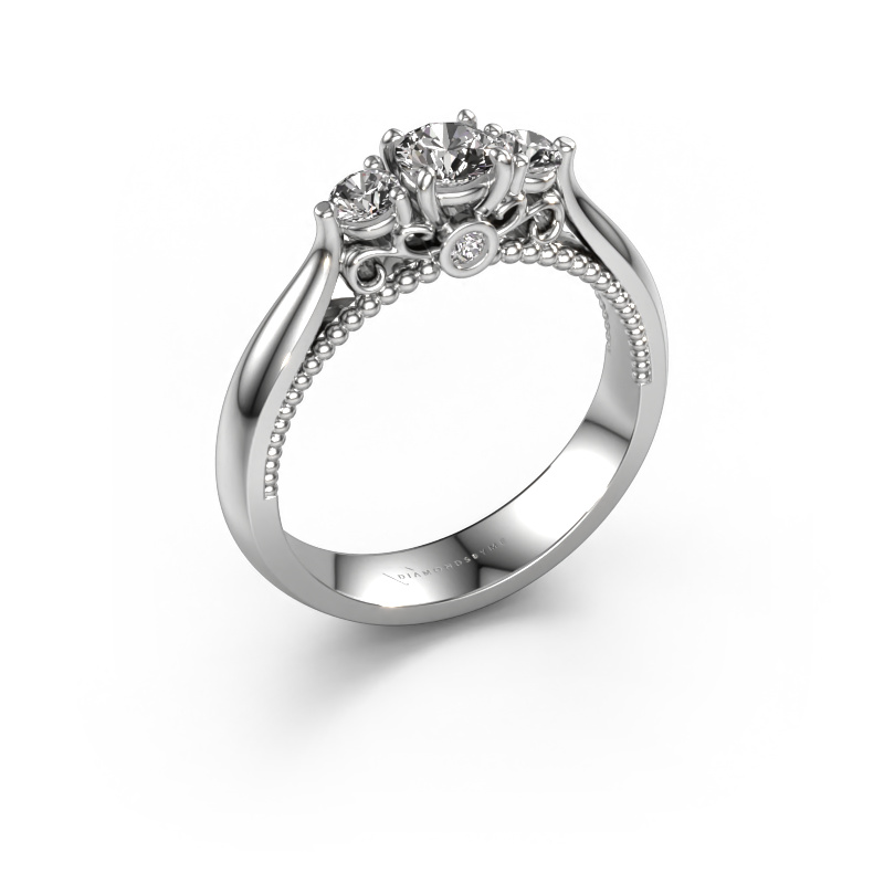 Image of Engagement ring Tiffani 950 platinum Diamond 0.54 crt