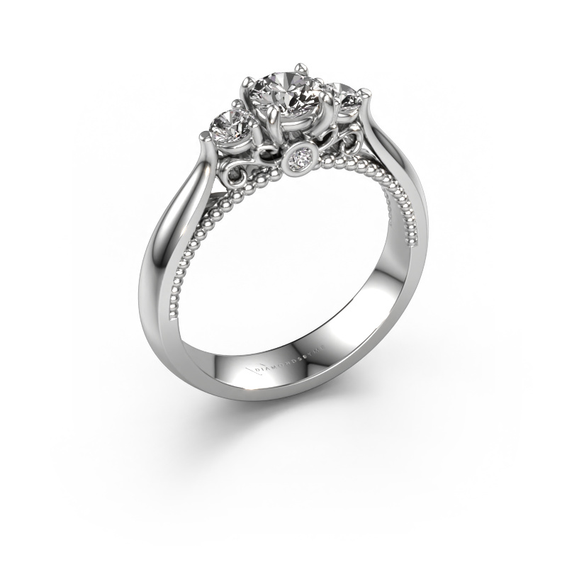 Image of Engagement ring Tiffani 950 platinum Diamond 0.64 crt