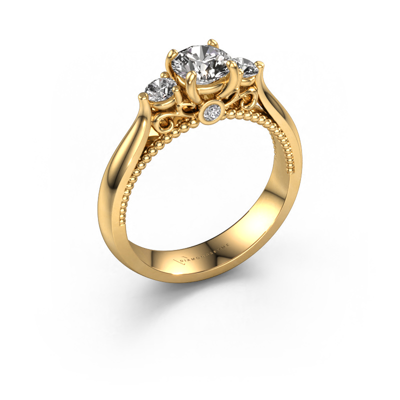 Image of Engagement ring Tiffani 585 gold Diamond 0.84 crt