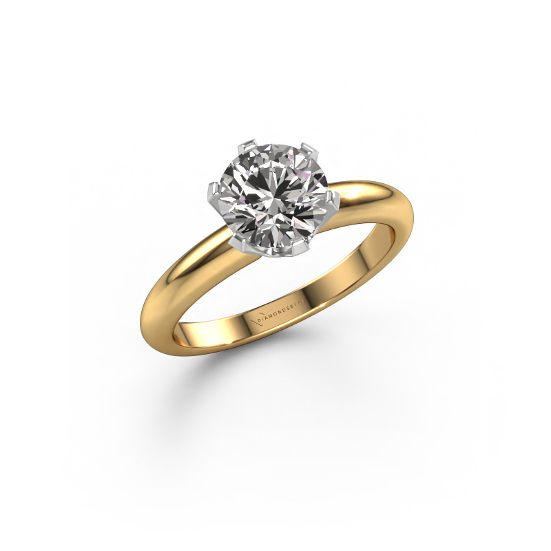Bild von Verlobungsring Tiffy 1 585 Gold Lab-grown Diamant 1.30 crt