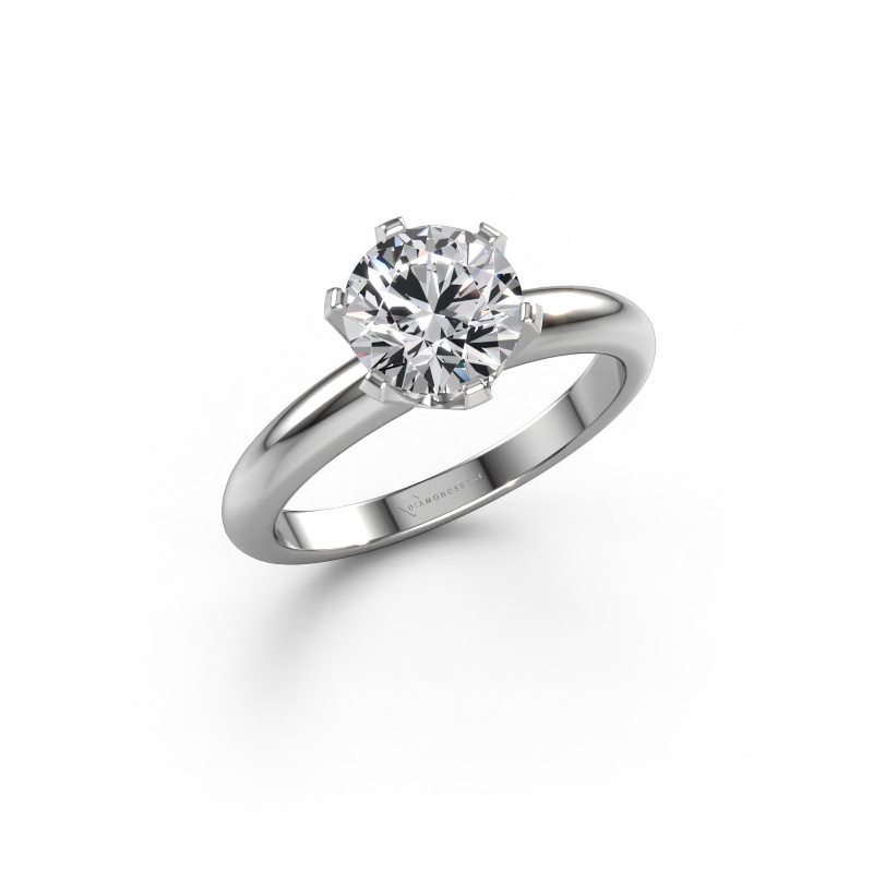 Image of Engagement ring Tiffy 1 950 platinum Diamond 1.50 crt