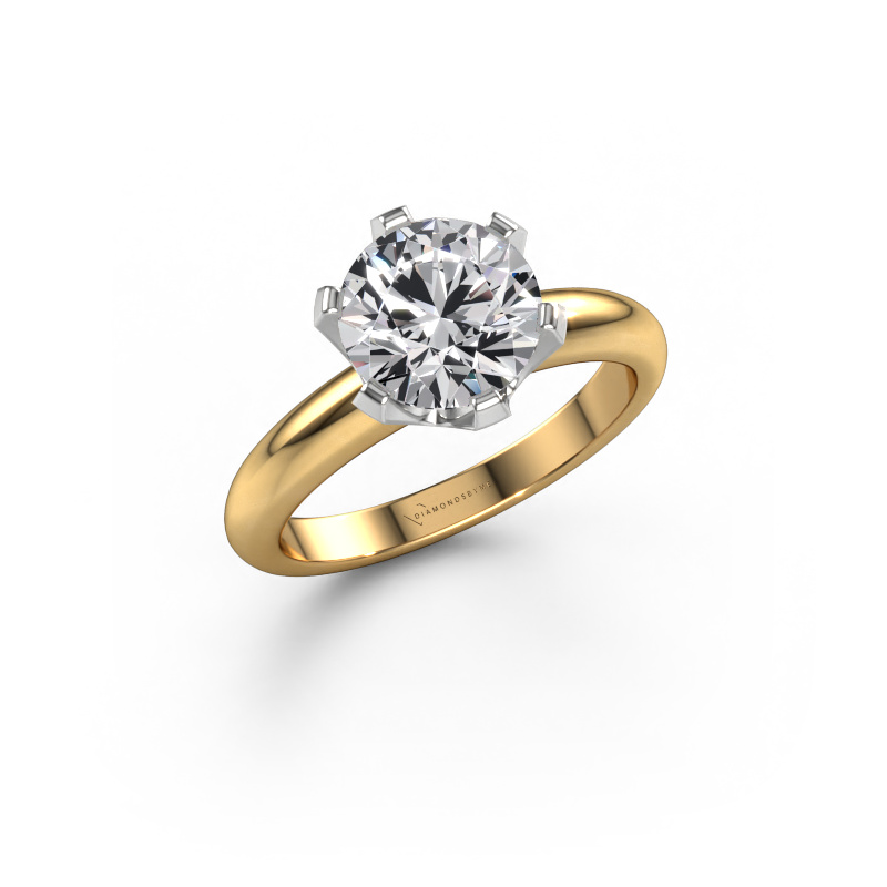 Image of Engagement ring Tiffy 1 585 gold Lab grown diamond 2.00 crt
