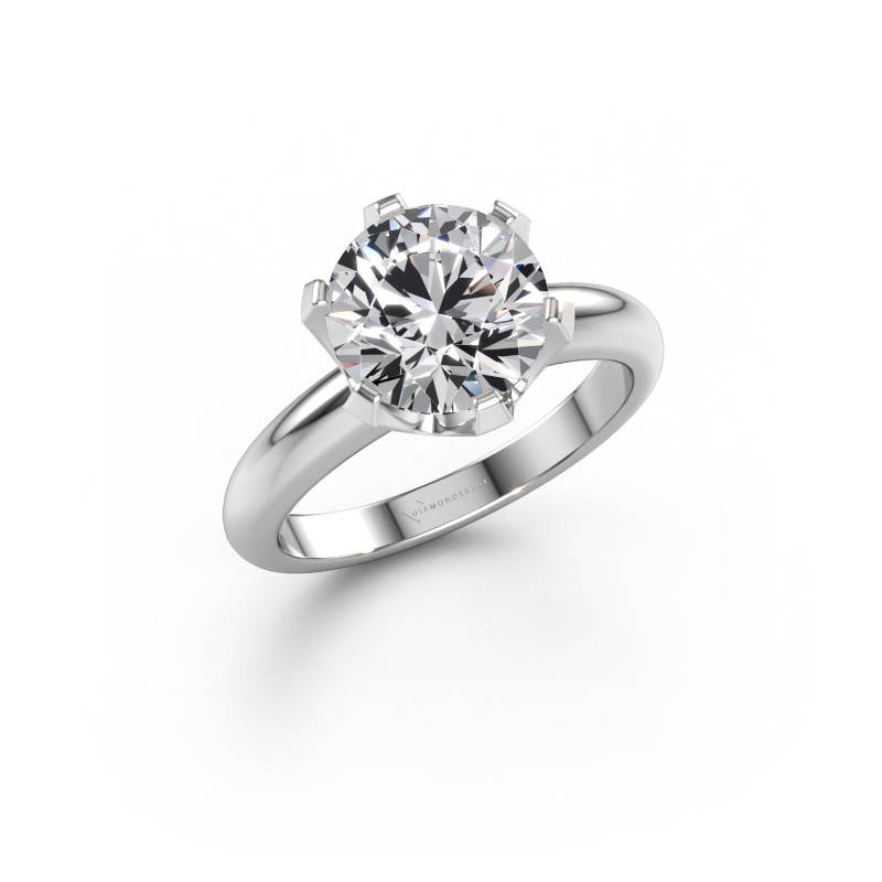 Immagine di Anello di fidanzamento Tiffy 1 585 oro bianco Diamante lab grown 2.50 crt