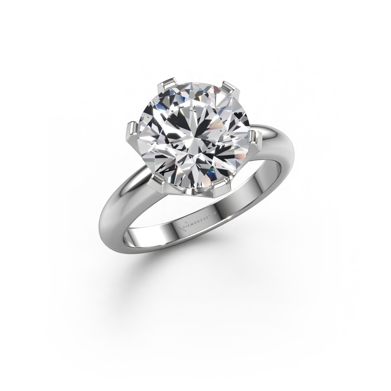 Afbeelding van Verlovingsring Tiffy 1 585 witgoud Lab-grown diamant 4.00 crt