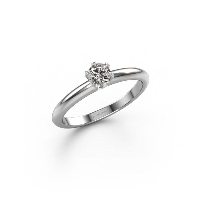Afbeelding van Verlovingsring Tiffy 1 950 platina Diamant 0.25 crt