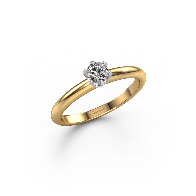 Image of Engagement ring Tiffy 1 585 gold Diamond 0.25 crt