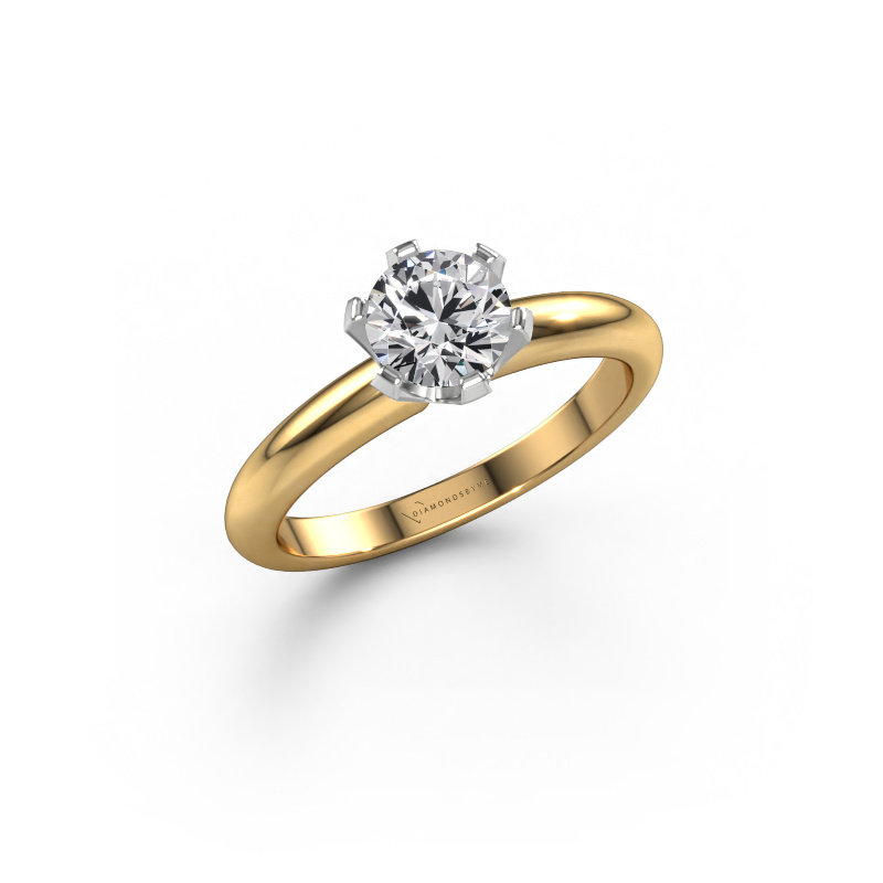 Image of Engagement ring Tiffy 1 585 gold Lab grown diamond 0.70 crt