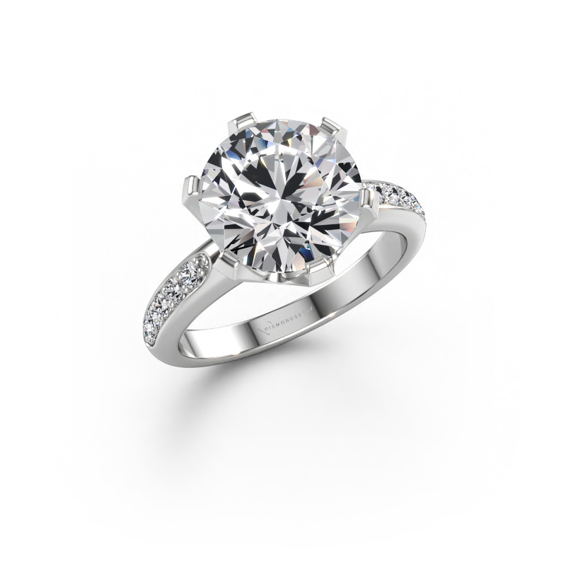 Bild av Förlovningsring Tiffy 2 585 vitt guld Diamant 4.20 crt