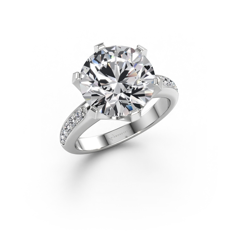 Bild av Förlovningsring Tiffy 2 950 platina Labbodlad diamant 5.20 crt