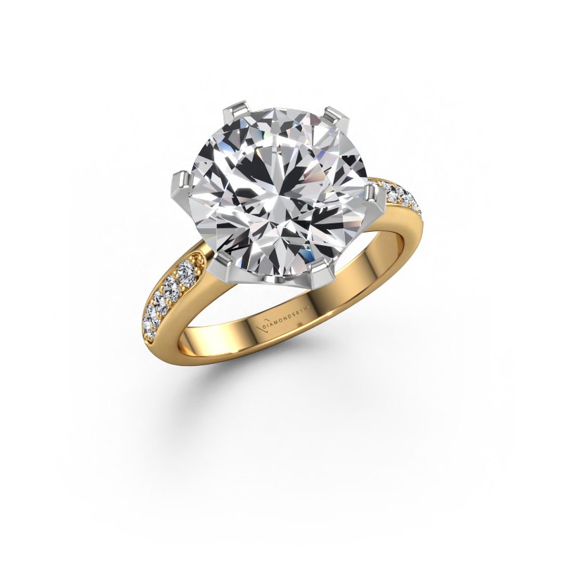 Image of Engagement ring Tiffy 2 585 gold Lab grown diamond 5.20 crt