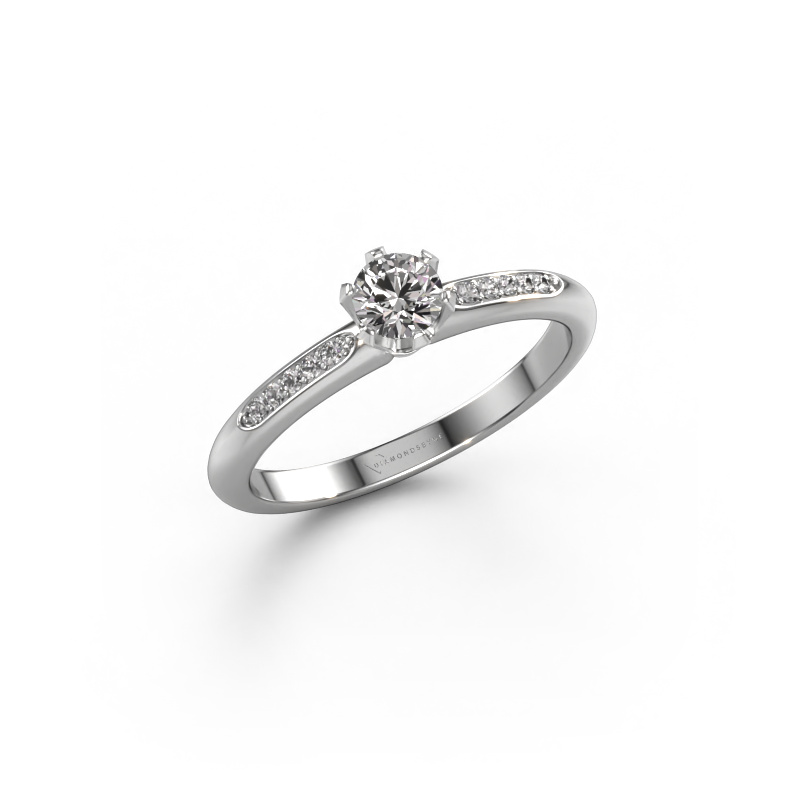 Image of Engagement ring Tiffy 2 950 platinum Diamond 0.317 crt
