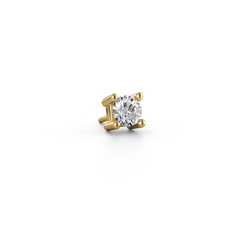 Afbeelding van Heren oorbel Tijmen 585 goud Lab-grown diamant 0.50 crt