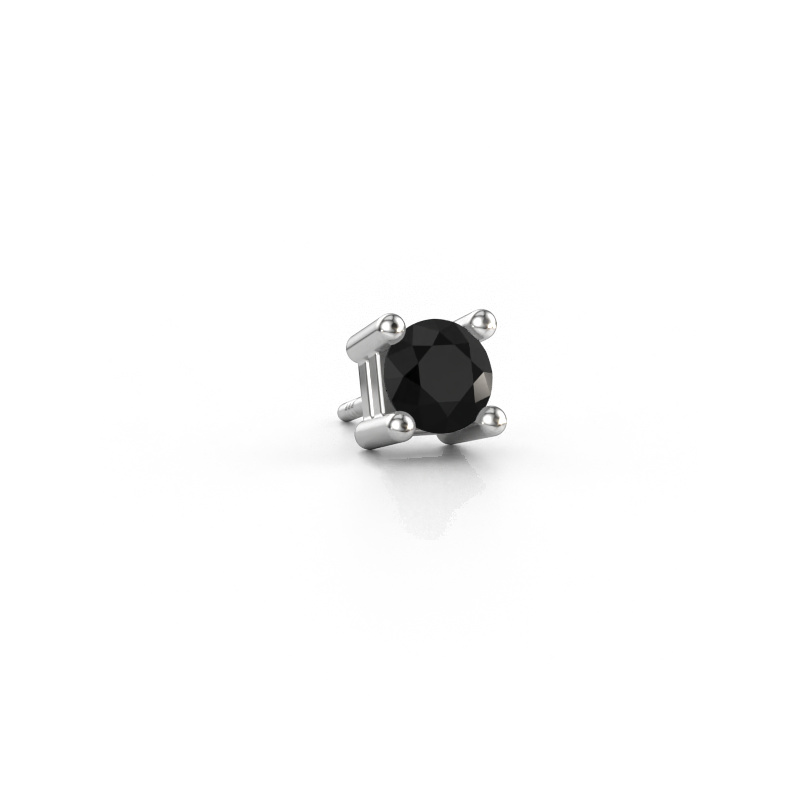 Immagine di Orecchino da uomo Tijmen 950 platino Diamante nero 0.84 crt