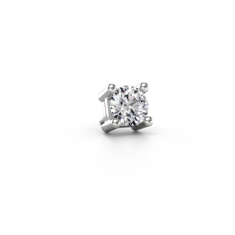 Image de Boucle d'oreille homme Tijmen 950 platine Diamant 1.00 crt