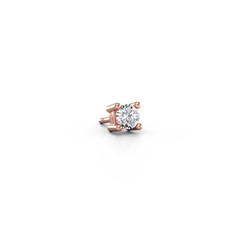Bild von Männer Ohrstecker Tijmen 585 Roségold Lab-grown Diamant 0.30 crt
