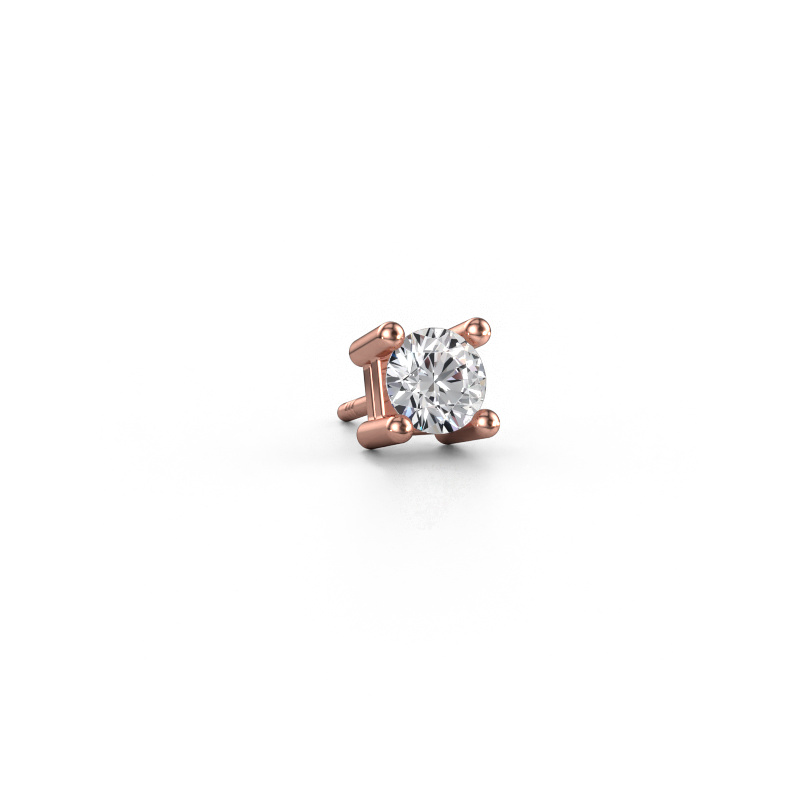 Bild von Männer Ohrstecker Tijmen 585 Roségold Diamant 0.40 crt
