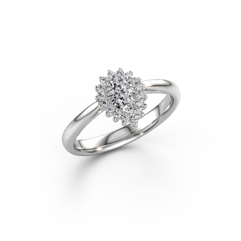 Immagine di Anello di fidanzamento Tilly per 1 585 oro bianco Diamante lab grown 0.57 crt