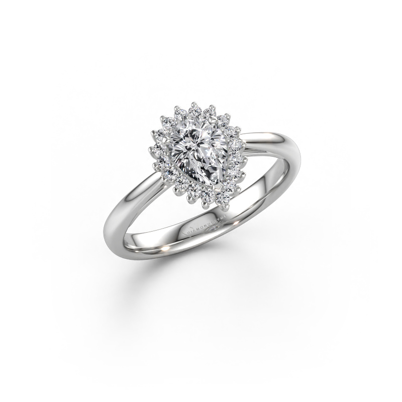 Immagine di Anello di fidanzamento Tilly per 1 585 oro bianco Diamante lab grown 0.785 crt