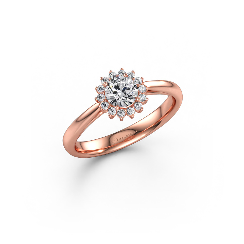 Bild av Förlovningsring Tilly RND 1 585 roséguld Diamant 0.505 crt
